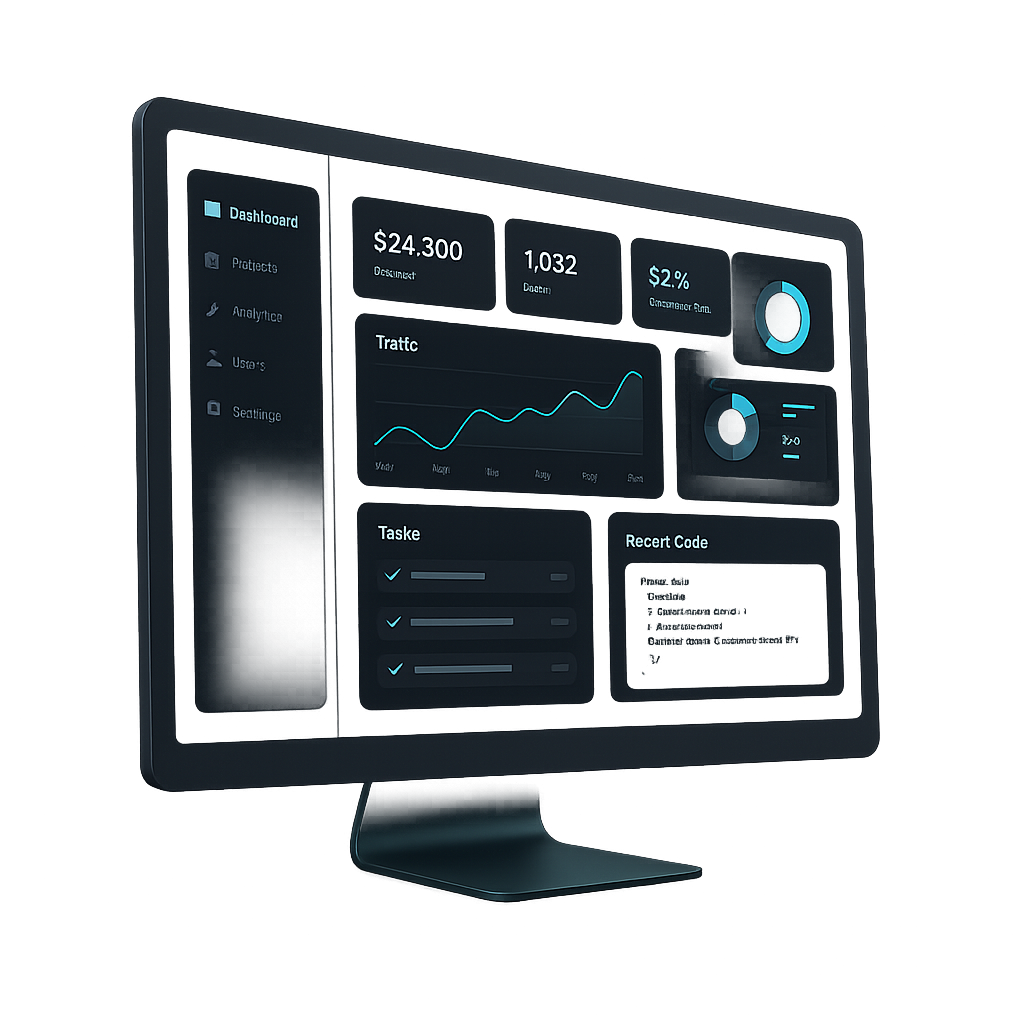 Dashboard Responsivo Mockup